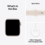 Смарт-годинник Apple Watch SE 3 GPS 40mm Starlight Alu. Case w. Starlight S. Band - S/M (MEH34) Изображение