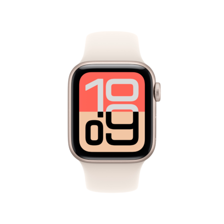 Смарт-годинник Apple Watch SE 3 GPS 40mm Starlight Alu. Case w. Starlight S. Band - M/L (MEH54) Изображение
