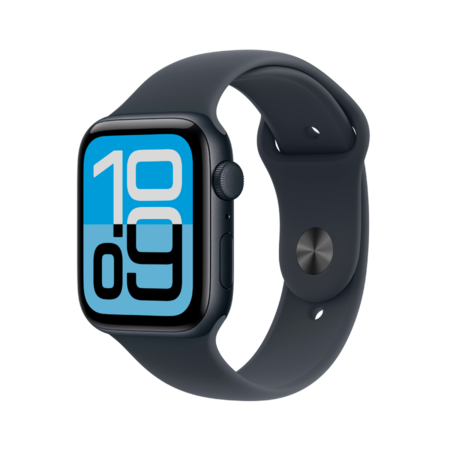 Смарт-годинник Apple Watch SE 3 GPS 44mm Midnight Alu. Case w. Midnight S. Band - S/M (MEHN4) Изображение