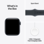 Смарт-годинник Apple Watch SE 3 GPS 40mm Midnight Alu. Case w. Midnight S. Band - S/M (MEH94) Изображение