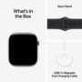 Смарт-годинник Apple Watch Series 11 GPS 46mm Space Grey Alu. Case w. Black S. Band - S/M (MEV04) Зображення