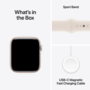 Смарт-годинник Apple Watch SE 3 GPS+Cellular 44mm Starlight Alu.Case w.Starlight S.Band -M/L (MEPF4) Изображение