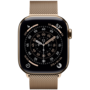Смарт-годинник Apple Watch Series 11 GPS + Cellular 42mm Gold Tit. Case w.Gold Milanese Loop (MF8Y4) Изображение