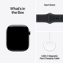 Смарт-годинник Apple Watch Series11 GPS+Cellular 46mm Slate Titanium Case with Black Sport Band-M/L Изображение