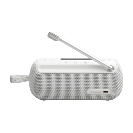 Портативний радіоприймач JBL Tuner 3 White (JBLTUNER3WHT) Изображение