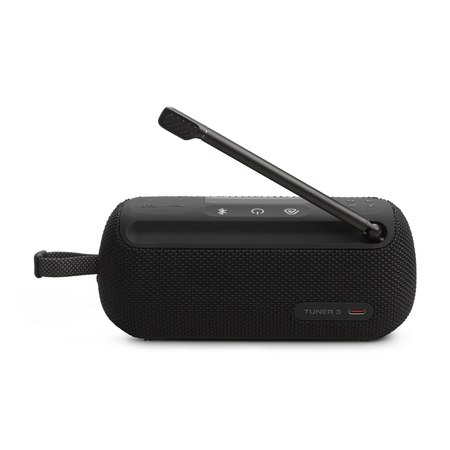 Портативний радіоприймач JBL Tuner 3 Black (JBLTUNER3BLK) Изображение