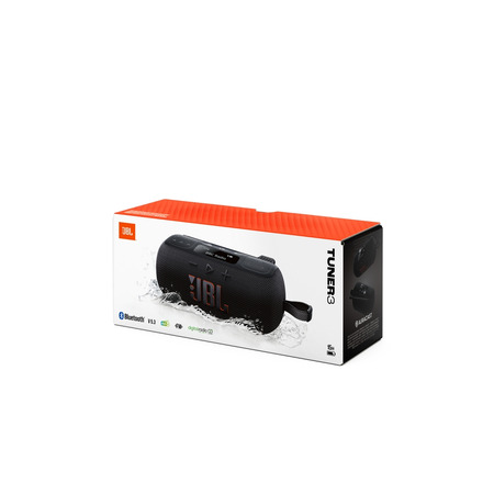Портативний радіоприймач JBL Tuner 3 Black (JBLTUNER3BLK) Изображение