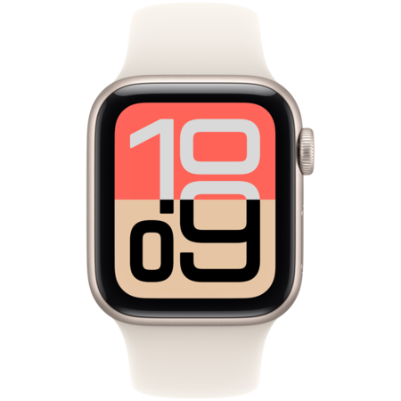 Смарт-годинник Apple Watch SE 3 GPS+Cellular 40mm Starlight Alu.Case w.Starlight S.Band-S/M (MEP64) Изображение