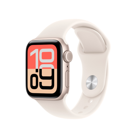 Смарт-годинник Apple Watch SE 3 GPS+Cellular 40mm Starlight Alu.Case w.Starlight S.Band-S/M (MEP64) Изображение