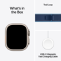 Смарт-годинник Apple Watch Ultra3 GPS+Cellular49mm Natural Tit.Case w.Blue/Bright BlueTrail Loop-M/L Изображение