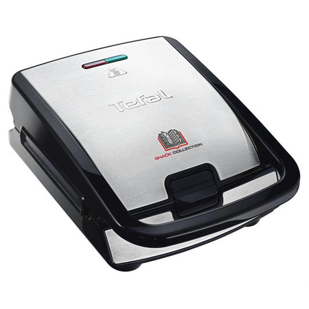 Мультимейкер (бутербродниця-вафельниця-гриль-кексниця) Tefal SW854D Зображення