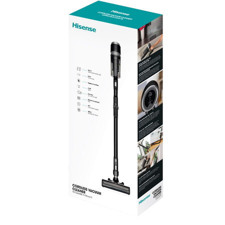 Вертикальний + ручний пилосос (2в1) Hisense HVC6664BK (HVC3919B-GS) Изображение