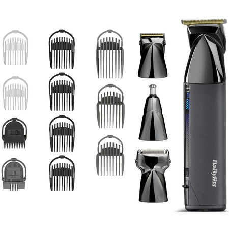 Машинка для стрижки + тример BaByliss Super-X Metal Black Edition MT991E Изображение
