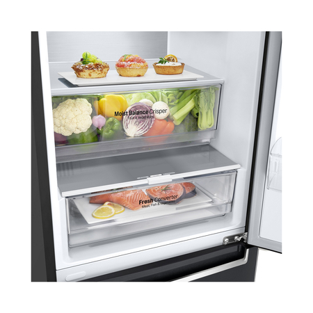 Холодильник з морозильною камерою LG GW-B509SBNM Зображення