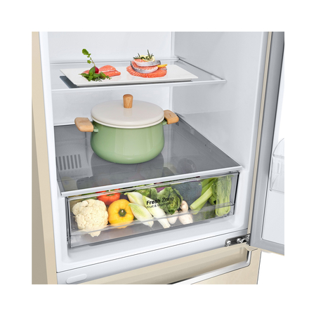 Холодильник з морозильною камерою LG GW-B509SEKM Зображення