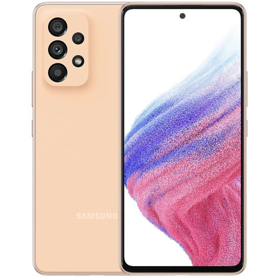 Смартфон Samsung Galaxy A53 5G 6/128GB Peach (SM-A536EZOD) Изображение