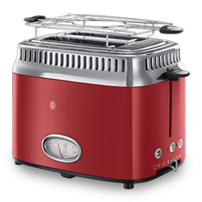 Тостер Russell Hobbs Retro Red 21680-56 Зображення
