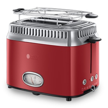 Тостер Russell Hobbs Retro Red 21680-56 Изображение