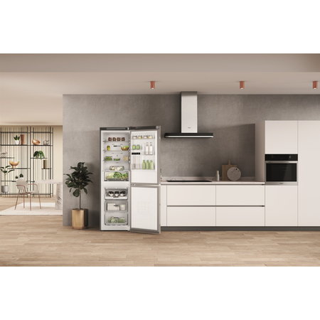 Холодильник з морозильною камерою Whirlpool W7X 81O OX Изображение