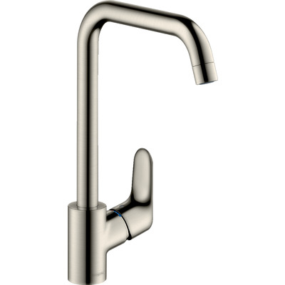 Змішувач для кухні Hansgrohe Focus, довж.виливу - 204мм, поворотний, 1важіль, KM260, сталь Изображение