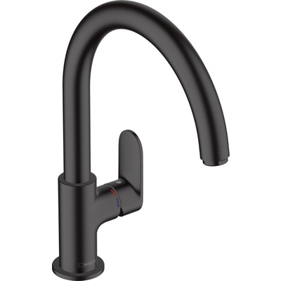 Змішувач для кухні Hansgrohe Vernis Blend M35, довж.виливу - 221мм, поворотний, 1важіль, KM260, мато Изображение