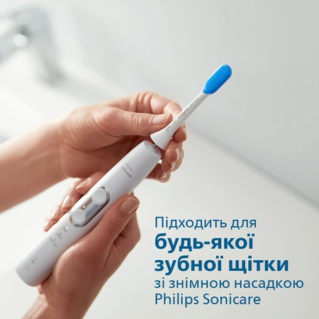 Насадка для електричної зубної щітки Philips Sonicare TongueCare+ HX8072/01 Изображение