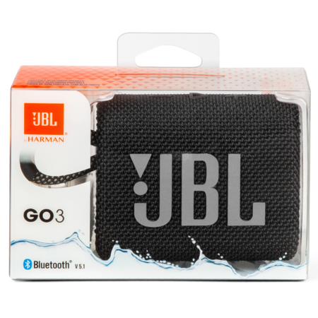 Портативна колонка JBL GO 3 Black (JBLGO3BLK) Изображение