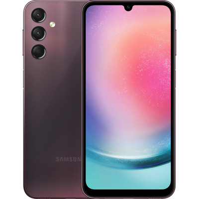 Смартфон Samsung Galaxy A24 6/128GB Dark Red (SM-A245FDRV) Изображение