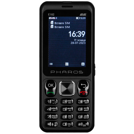 Мобільний телефон 2E E182 Black (688130245234) Изображение