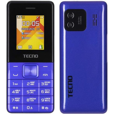 Мобільний телефон Tecno T301 Blue (4895180778698) Изображение