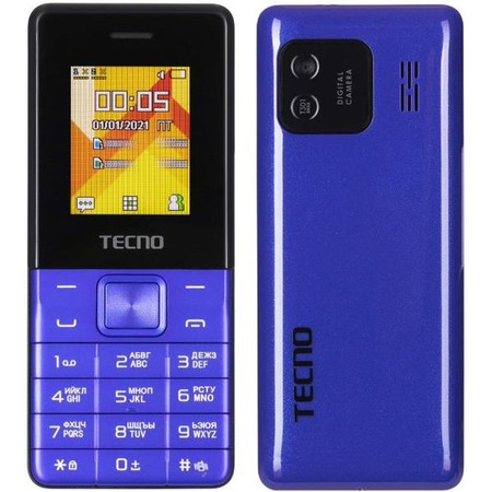 Мобільний телефон Tecno T301 Blue (4895180778698) Изображение