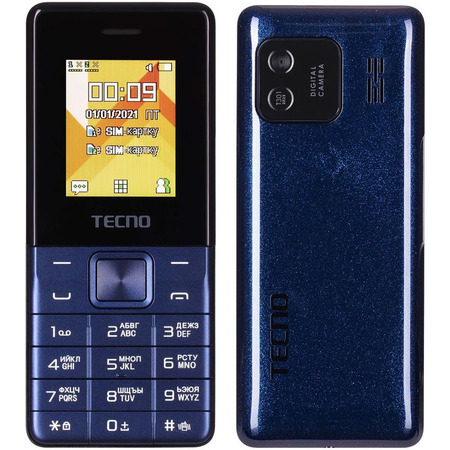 Мобільний телефон Tecno T301 Deep Blue (4895180778681) Изображение