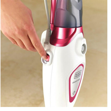 Портативний BLACK&DECKER Парова щітка BDS1616R+пилосос NVB115WA Изображение
