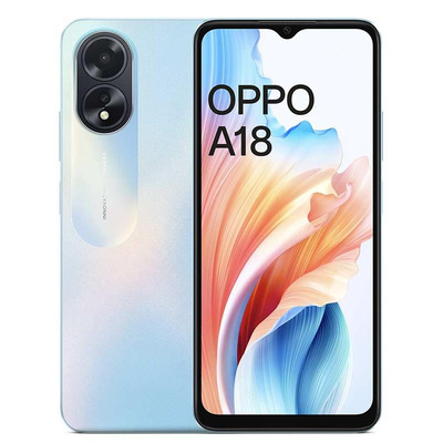 Смартфон OPPO A18 4/128GB Glowing Blue Изображение