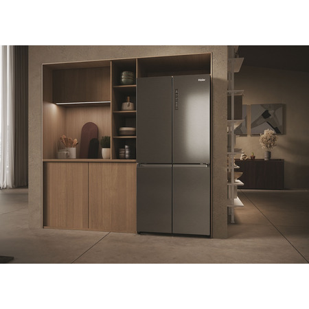 Холодильник з морозильною камерою Haier HCR3818ENMM Изображение