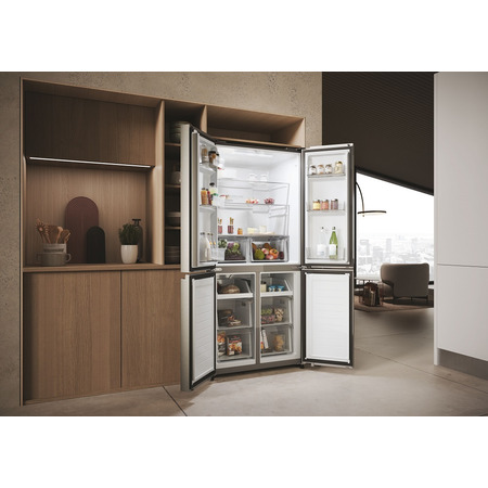 Холодильник з морозильною камерою Haier HCR3818ENMM Изображение