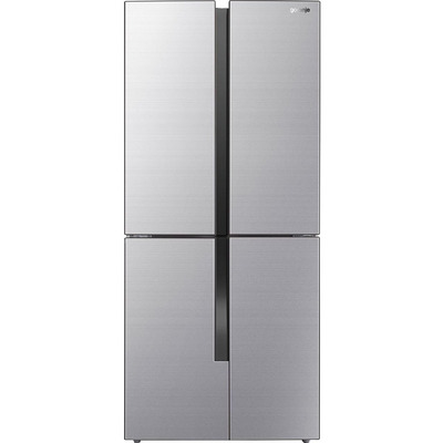 Холодильник з морозильною камерою Gorenje NRM8182MX Зображення