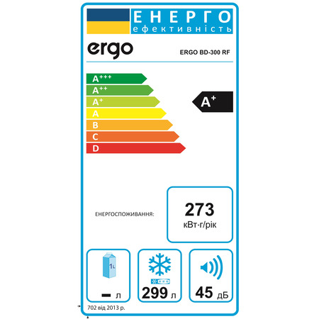 Морозильна скриня ERGO BD-300 RF Зображення