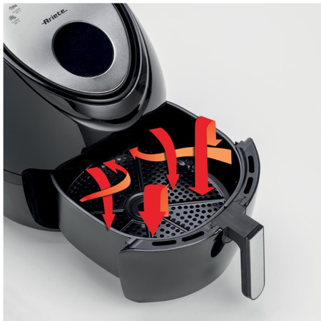 Мультипіч (аерофритюрниця) Ariete BLACK AIRY FRYER XXL 4618/00 Изображение