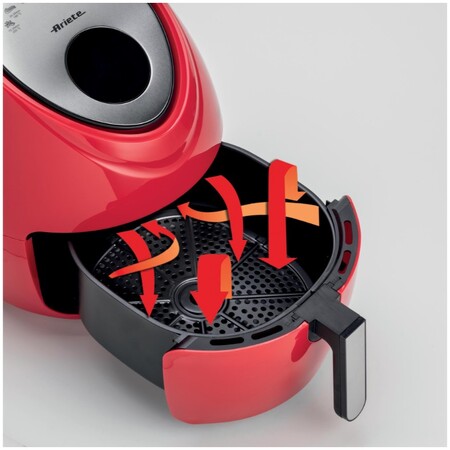 Мультипіч (аерофритюрниця) Ariete RED AIRY FRYER XXL 4618/01 Изображение