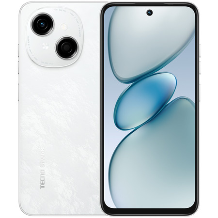 Смартфон Tecno Spark Go 1 KL4 4/64GB Glittery White (4894947036453) Изображение