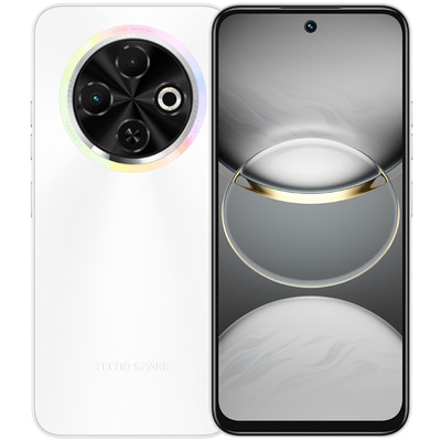 Смартфон Tecno Spark 30C KL5n 6/128GB Orbit White (4894947051784) Зображення