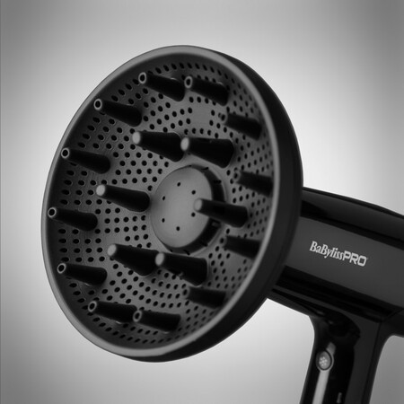 Фен Babyliss Pro Falco Grey&Gold BAB8550E Изображение