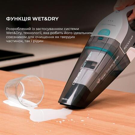 Акумуляторний миючий пилосос Cecotec Conga Rockstar Hand 8,4V (CCTC-08373) Изображение