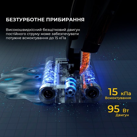Акумуляторний миючий пилосос Deerma VX96W (DEM-VX96W) Изображение