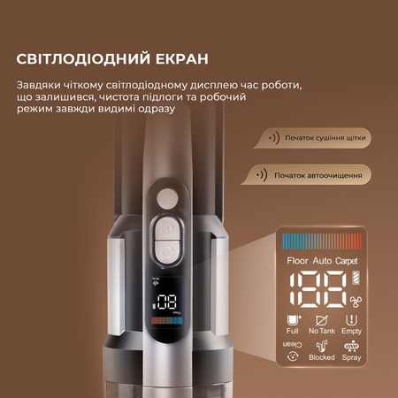 Акумуляторний миючий пилосос Jimmy PW11 Pro Max Изображение