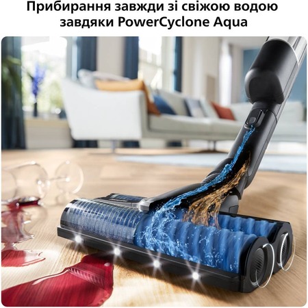 Акумуляторний миючий пилосос Philips AquaTrio XW9463/11 Зображення