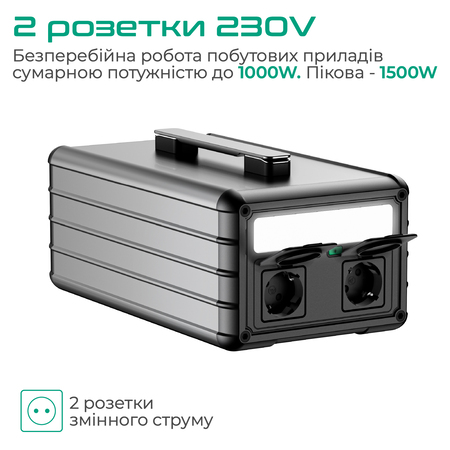 Зарядна станція Zendure 1016Wh (ZDSB1000M-gy-eu) Изображение