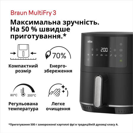 Мультипіч Braun HF 3030 Black Изображение