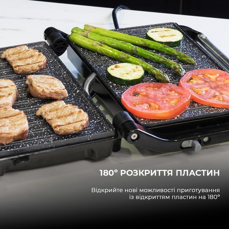 Гриль Cecotec Rock`nGrill 750 Full Open CCTC-03011 (8435484030113) Изображение